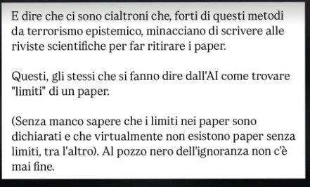 Seguito del commento di Leonardo Laviola